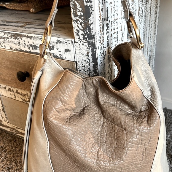 Kelsi Dagger Taupe Hobo Leather Bag
 Calf Leather Hobo Bag - Picture 10 of 15